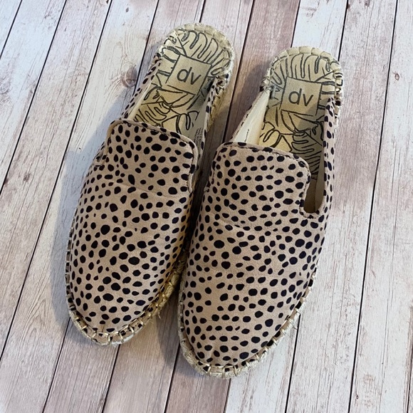 ❌SOLD❌Leopard cheetah spot mule slides shoes 8.5 - Picture 4 of 5